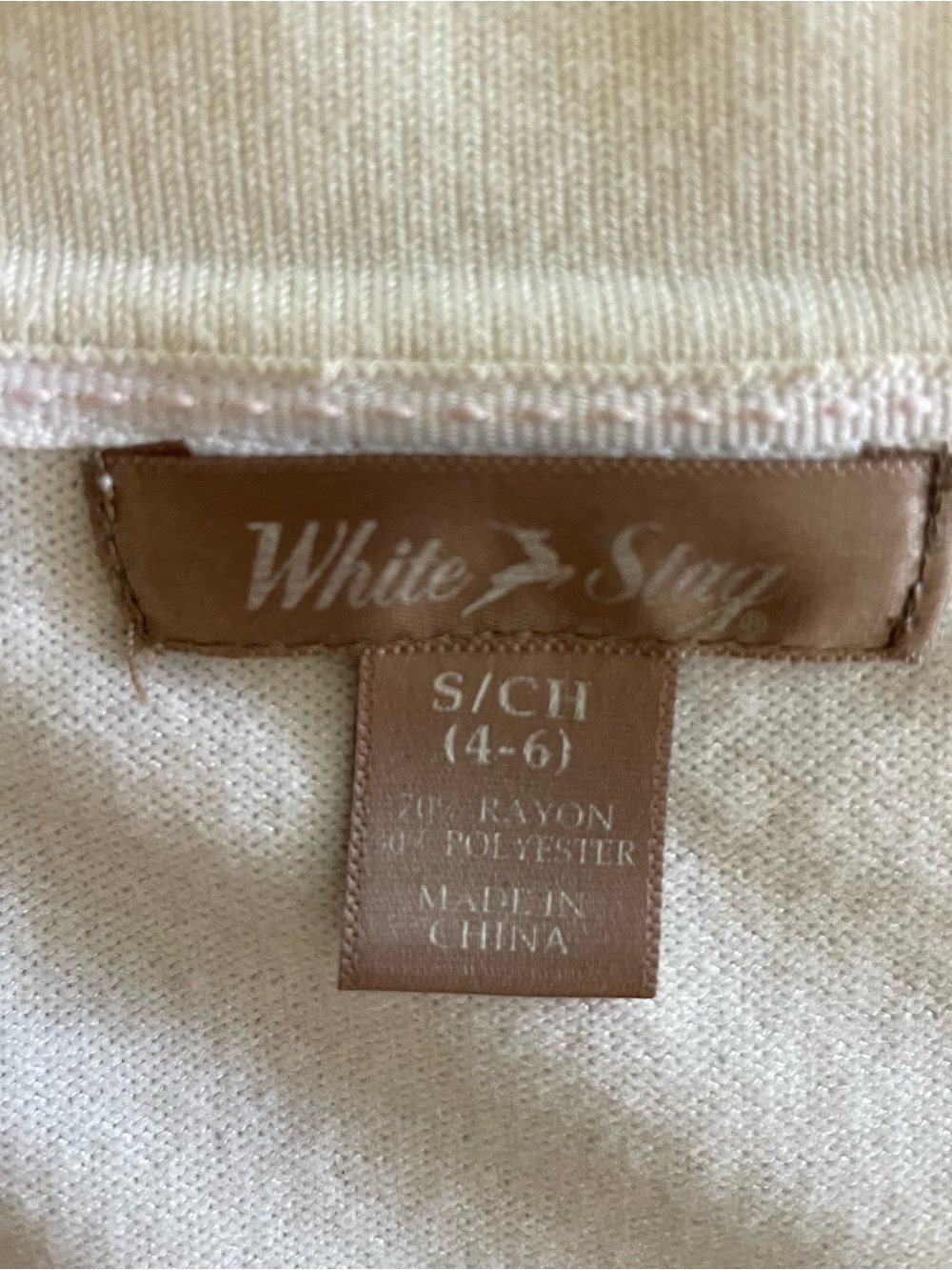 White Button-Front Women's Cardigan Size Small - Picture 6 of 6